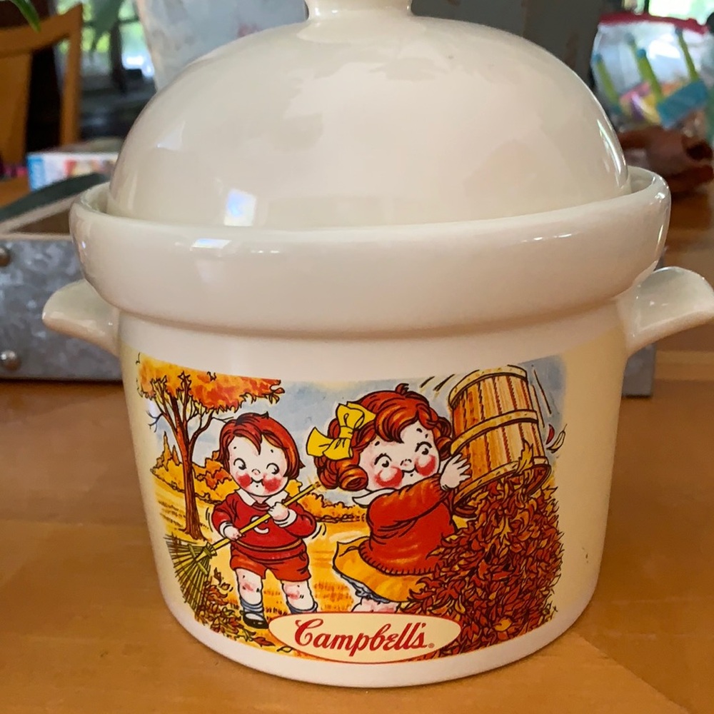Campbells kids soup server retro cute great condition